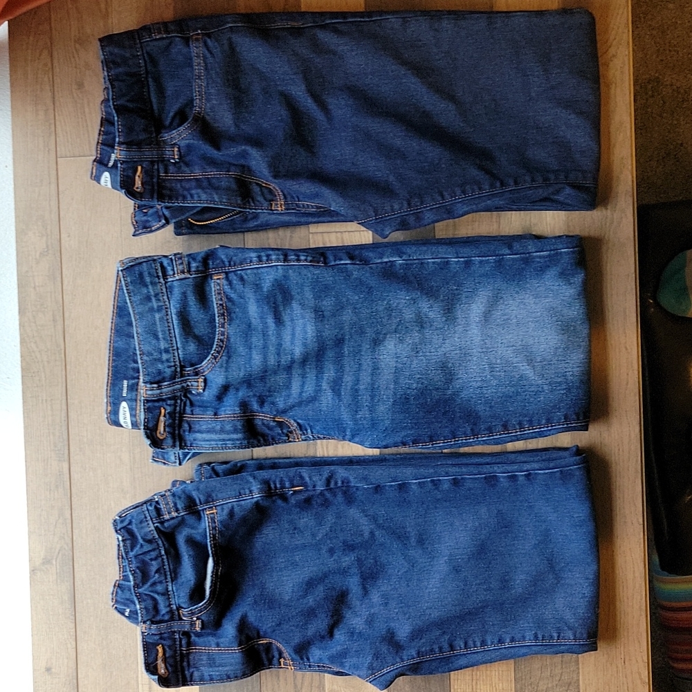 Lot of Old Navy Boys straight leg Jeans Size 12